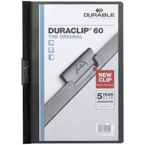Klemmmappe Durable DURACLIP 60, A4, schwarz