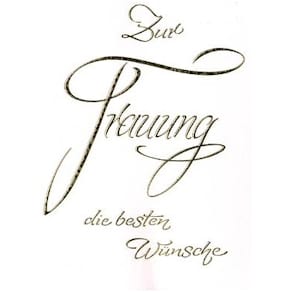 Hochzeitskarte Noname Vermählungskarte Trauung
