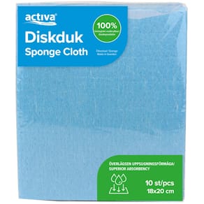 Diskduk ACTIVA blå 10/fp