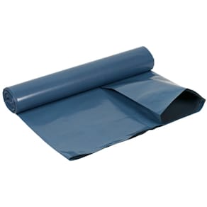 Plastsäck COEX 160L 55my blå/sv 10/rl