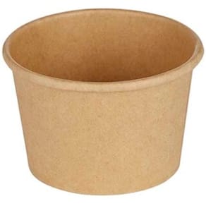 Dressingbæger, Rund, Ø 62, højde 48 Kraft, brun, 2 oz, pakke a