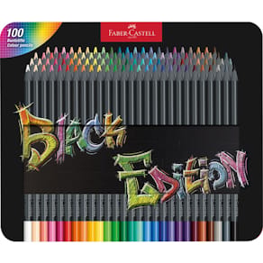 Färgpenna Black Edition tunn 100/fp