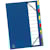 Sorteermap Exacompta, 12 vakken, blauw, A4