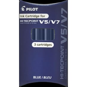 Refill PILOT Hi-Tecpoint V5/V7 blå 3/fp