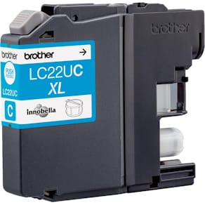 Inktcartridge Brother OEM LC-22UC, 1.200 pagina's, cyaan
