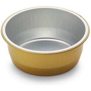 Foliebakke Plus Pack Ø111 H43, guld/aluminium, 1-rums, 115 stk