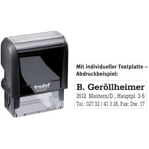 Stempel trodat Printy 4911 mit Stempelplatte