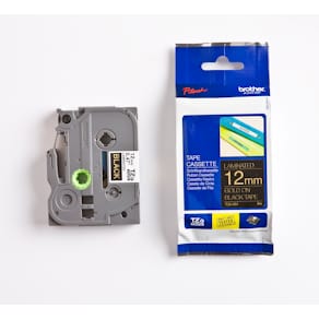 Brother TZe tape 12mmx8m gold/black