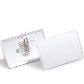 Namnskylt Clic Fold, 90x54mm, 25/fp