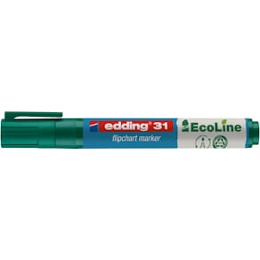 Flipchartmarker edding 31 EcoLine, 1,5–3 mm, grün