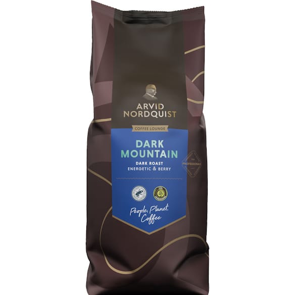 Kaffe Automatmalet Arvid Nordquist Dark Mountain Mörkrost, 1000g