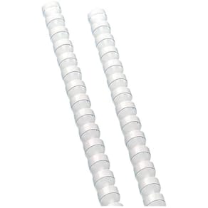 Spiralbinderücken Q-CONNECT, 12 mm, 21 R, weiß