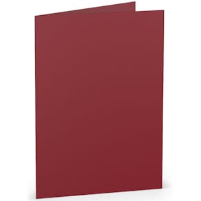 Faltkarte Rössler Paperado, B6 HD, rosso