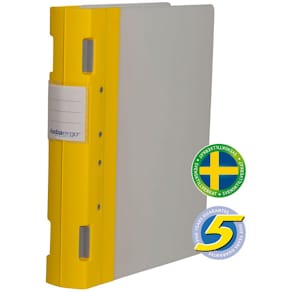 Gaffelpärm Plast KEBAErgo A4 Gul/Neutral, 55mm