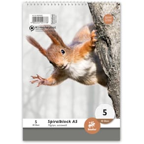 Schulblock Staufen Style, A5 mit Spirale, Lin5