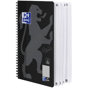 Collegeblock Oxford, B5, 80 Blatt, kariert, schwarz