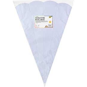 Schultüten-Rohling Folia, 68 cm, 5 Stück, hellblau
