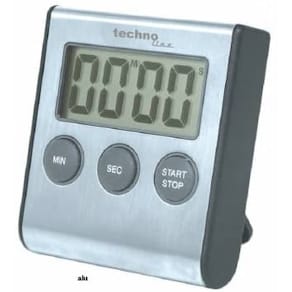 Kurzzeitwecker Technoline KT 200, digital, silber/schwarz