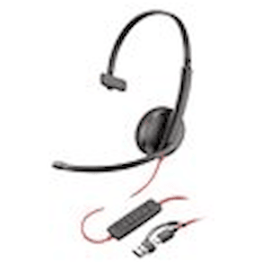 HP Poly Blackwire 3210 - Blackwire 3200 Series - headset - på