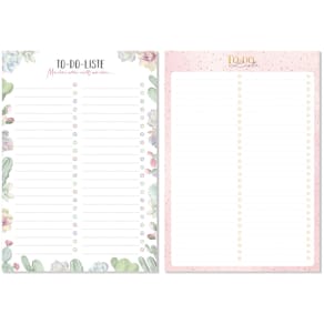 Abreißblock PAPER&YOU To-do, A5, 50 Blatt, sortiert