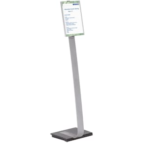 Golvskylt DURABLE info sign stand A4