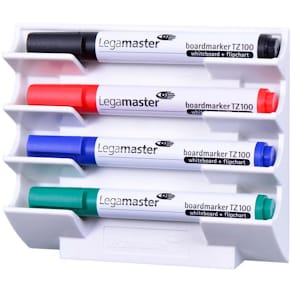 Hållare för whiteboard pennor vit