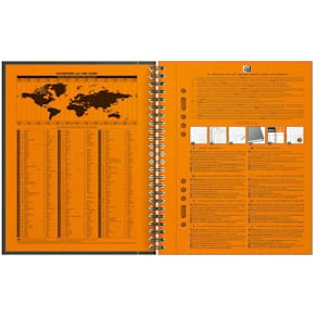 Collegeblock Oxford International, A5+, 80 Blatt, kariert