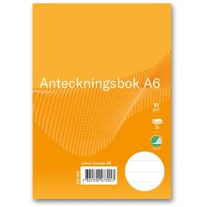 Ant.bok FORMAT A6 linj 24 blad