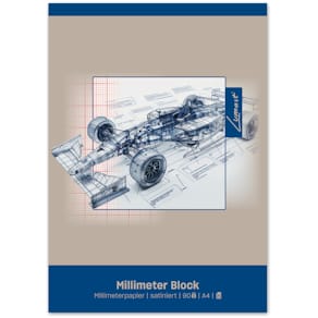 Millimeterpapierblock Edition Dürer, A4, 25 Blatt