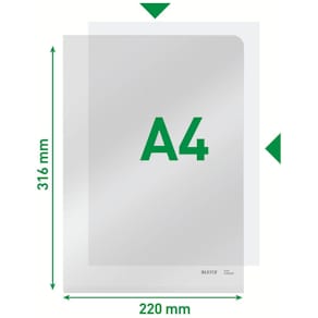 Mapp LEITZ Premium 0,15 A4 100/fp