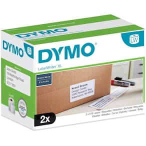 Etiketten Dymo LabelWriter ft, 102 x 59 mm, wit, 1150 etiketten