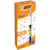 Balpen BIC 4 Colours Messages, medium, klassieke inktkleuren, 12 