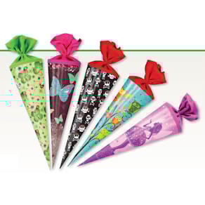 Schultüte Nestler 5351962, rund, 35 cm, Motive sortiert