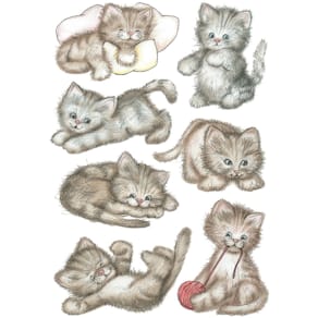 Schmucketiketten HERMA Drolliges Kätzchen, 21 St.