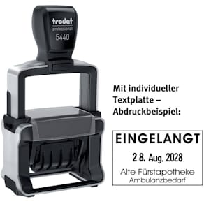 Selbstfärbestempel Trodat Professional 5440, Textplatte, 49x28 mm