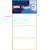 Etiketten Agipa, wit, 34 x 75 mm, 21 stuks, etui