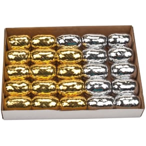 Eiknäuel GOLDINA, metallic gold-sil