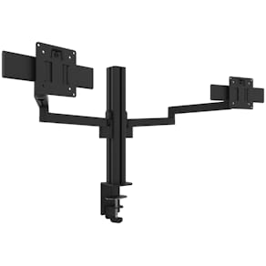 Monitorarm Unilux mekanisk, 372x927 mm, sort