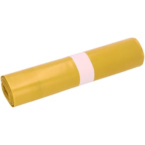 Abfallsäcke Deiss Recycling-LDPE, 120 l, gelb