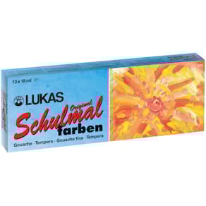 Schulmalfarbe LACUFA 109813, 18 ml, 13 Farben