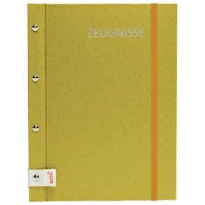 Zeugnismappe ROTH Metallium, A4, gold