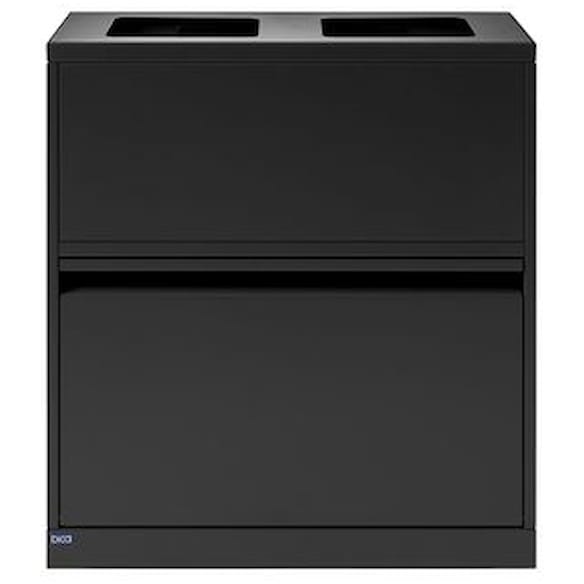 Avfallsbeholder BICA 880 80L antrasitt