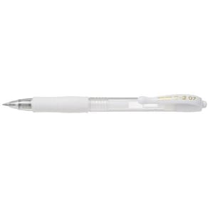 Gelkulpenna Pilot G-2 Pastell Medium Vit, 0.7mm, 12st