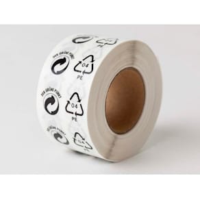 Etiketrulle selvklæbende, 1000 stk.