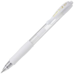 Gelkulpenna Pilot G-2 Pastell Medium Vit, 0.7mm, 12st 12st