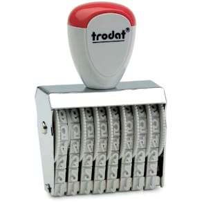Nummernstempel Trodat Classic 1548, 8-stellig, 4 mm