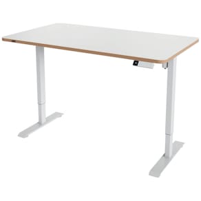 Hæve-sænkebord Leitz Ergo, elektrisk, 140 × 80 cm, hvid