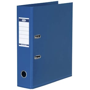 Brevordner Elba A4 80 mm, 2 ringe, blå, 10 stk