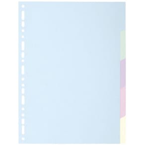 Pärmregister EXACOMPTA Papper Forever A4, 5 flikar