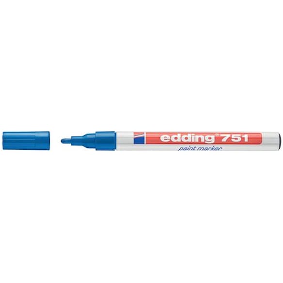 Paintmarker EDDING 751 blå 10st